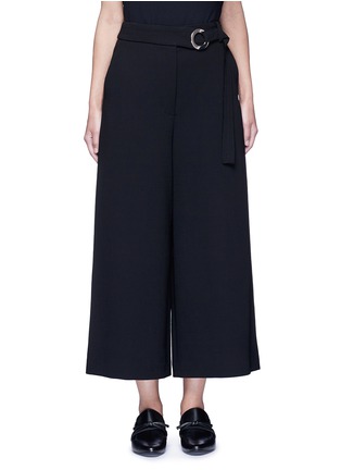 Main View - Click To Enlarge - PROENZA SCHOULER - Belted wool culottes