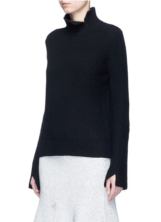Front View - Click To Enlarge - PROENZA SCHOULER - Wool-cashmere turtleneck sweater