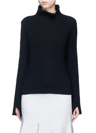 Main View - Click To Enlarge - PROENZA SCHOULER - Wool-cashmere turtleneck sweater