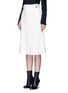 Front View - Click To Enlarge - PROENZA SCHOULER - Belted double weave crepe skirt