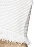 Detail View - Click To Enlarge - PROENZA SCHOULER - Fringed woven jacquard wool-cotton top