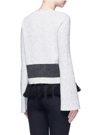 Back View - Click To Enlarge - PROENZA SCHOULER - Fringe tassel knit sweater