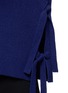 Detail View - Click To Enlarge - PROENZA SCHOULER - Side sash tie wool-cashmere sweater