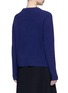 Back View - Click To Enlarge - PROENZA SCHOULER - Side sash tie wool-cashmere sweater