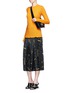 Figure View - Click To Enlarge - PROENZA SCHOULER - 'Ultrafine' button back rib knit wool sweater