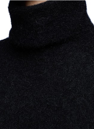 Detail View - Click To Enlarge - ACNE STUDIOS - 'Dwyn' mohair blend turtleneck sweater