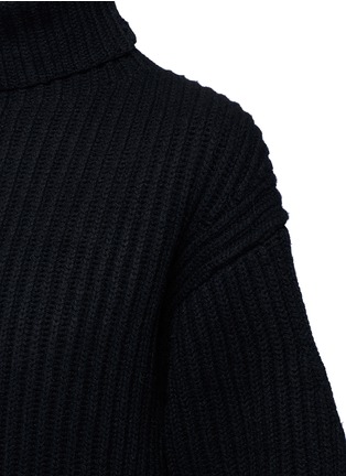 Detail View - Click To Enlarge - ACNE STUDIOS - 'Isa' oversized turtleneck sweater