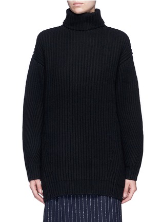 Main View - Click To Enlarge - ACNE STUDIOS - 'Isa' oversized turtleneck sweater
