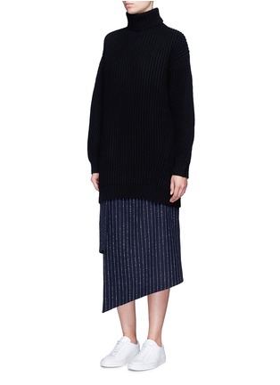 Figure View - Click To Enlarge - ACNE STUDIOS - 'Isa' oversized turtleneck sweater