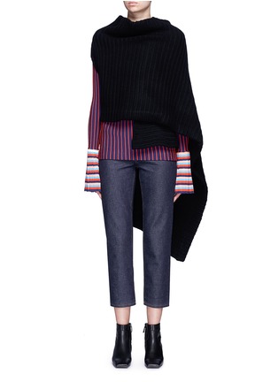 Main View - Click To Enlarge - ACNE STUDIOS - 'Jodi' rib knit wool wrap scarf