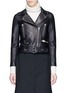 Main View - Click To Enlarge - ACNE STUDIOS - 'Mock' lambskin leather motorcycle jacket