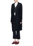 Front View - Click To Enlarge - ACNE STUDIOS - 'Raya' kimono sleeve mohair blend cardigan