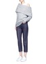 Figure View - Click To Enlarge - ACNE STUDIOS - 'Daze' foldover collar mohair blend sweater