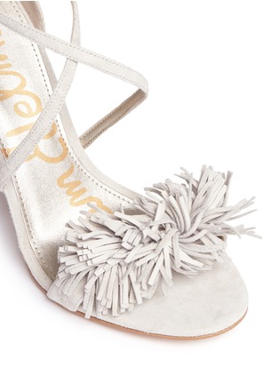Detail View - Click To Enlarge - SAM EDELMAN - 'Aisha' fringe suede sandals