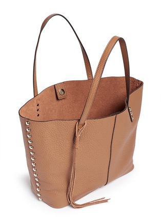 Detail View - Click To Enlarge - REBECCA MINKOFF - Stud pebbled leather tote