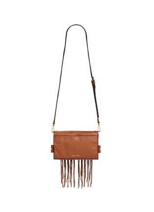 Back View - Click To Enlarge - REBECCA MINKOFF - Heavy Laced' fringe trim crossbody clutch