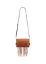 Main View - Click To Enlarge - REBECCA MINKOFF - Heavy Laced' fringe trim crossbody clutch
