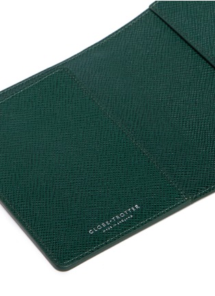 Detail View - Click To Enlarge - GLOBE-TROTTER - Saffiano leather passport holder
