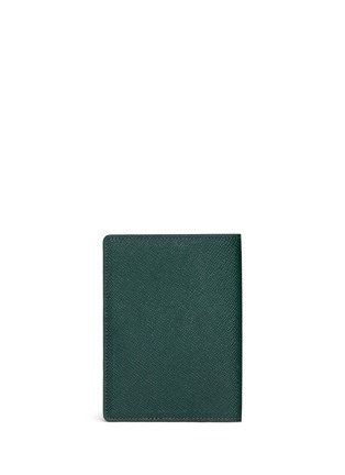 Back View - Click To Enlarge - GLOBE-TROTTER - Saffiano leather passport holder