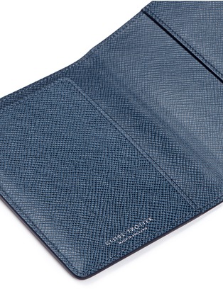 Detail View - Click To Enlarge - GLOBE-TROTTER - Saffiano leather passport holder
