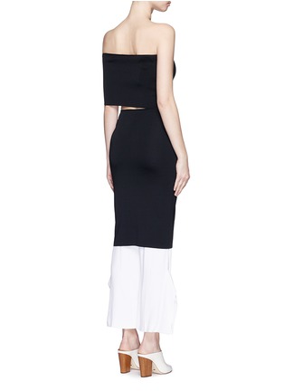 Back View - Click To Enlarge - STELLA MCCARTNEY - Off-shoulder cutout knit tunic