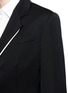 Detail View - Click To Enlarge - STELLA MCCARTNEY - Split notched lapel wool suiting jacket