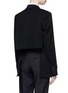 Back View - Click To Enlarge - STELLA MCCARTNEY - Split notched lapel wool suiting jacket