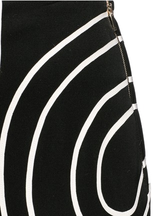 Detail View - Click To Enlarge - STELLA MCCARTNEY - Swirl embroidery winged skirt