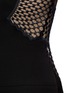 Detail View - Click To Enlarge - STELLA MCCARTNEY - Embroidered mesh lace wool jumpsuit