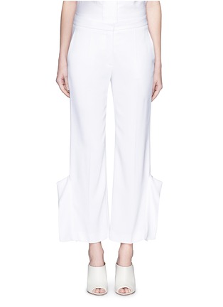 Main View - Click To Enlarge - STELLA MCCARTNEY - 'Strong Shapes' cady winged pants