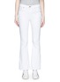 Detail View - Click To Enlarge - RAG & BONE - 'Crop Flare' fray cuff jeans