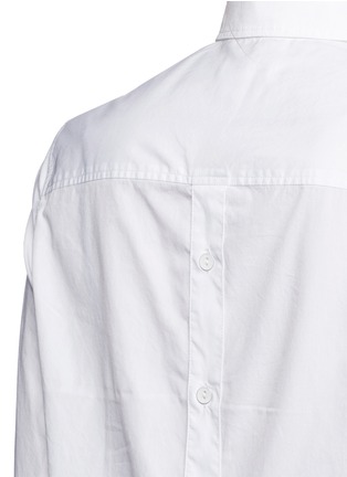Detail View - Click To Enlarge - RAG & BONE - 'Leeds' split back cotton poplin shirt