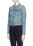 Front View - Click To Enlarge - RAG & BONE - 'The Jean' cropped denim jacket