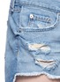 Detail View - Click To Enlarge - RAG & BONE - Distressed cutoff denim shorts