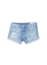 Main View - Click To Enlarge - RAG & BONE - Distressed cutoff denim shorts