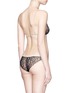 Back View - Click To Enlarge - KIKI DE MONTPARNASSE - 'Ingenue' Leavers lace soft triangle bra
