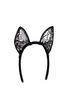 Figure View - Click To Enlarge - KIKI DE MONTPARNASSE - 'Enchante Cat Ear' Chantilly lace headpiece