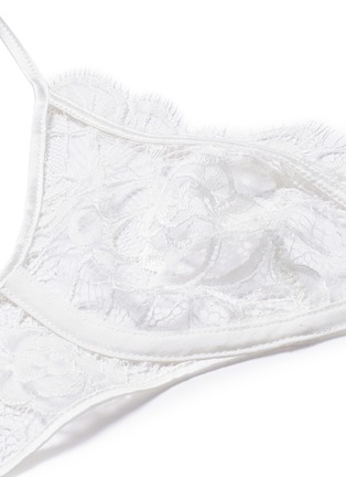 Detail View - Click To Enlarge - KIKI DE MONTPARNASSE - 'Coquette' lace wireless soft bra