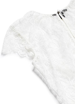 Detail View - Click To Enlarge - KIKI DE MONTPARNASSE - 'Coquette' lace bodysuit