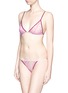 Figure View - Click To Enlarge - KIKI DE MONTPARNASSE - 'Ingenue' Leavers lace soft triangle bra