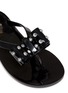 Detail View - Click To Enlarge - KATE SPADE - 'Francy' strass bow jelly thong sandals