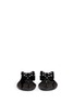 Front View - Click To Enlarge - KATE SPADE - 'Francy' strass bow jelly thong sandals
