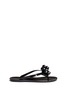 Main View - Click To Enlarge - KATE SPADE - 'Francy' strass bow jelly thong sandals