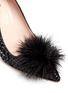 Detail View - Click To Enlarge - KATE SPADE - 'Lexi Too' pompom sequin pumps