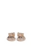 Front View - Click To Enlarge - KATE SPADE - Francy' strass bow jelly thong sandals