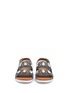 Front View - Click To Enlarge - KATE SPADE - 'Karla' gemstone appliqué denim slingback sandals