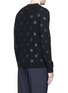 Back View - Click To Enlarge - PS PAUL SMITH - Metallic dot print Merino wool sweater