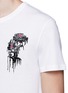 Detail View - Click To Enlarge - ALEXANDER MCQUEEN - Dripping flower embroidery T-shirt