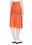 Back View - Click To Enlarge - SACAI - Knit shorts underlay star lace skirt