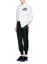 Figure View - Click To Enlarge - TOGA ARCHIVES - Glossy stripe sweatpants